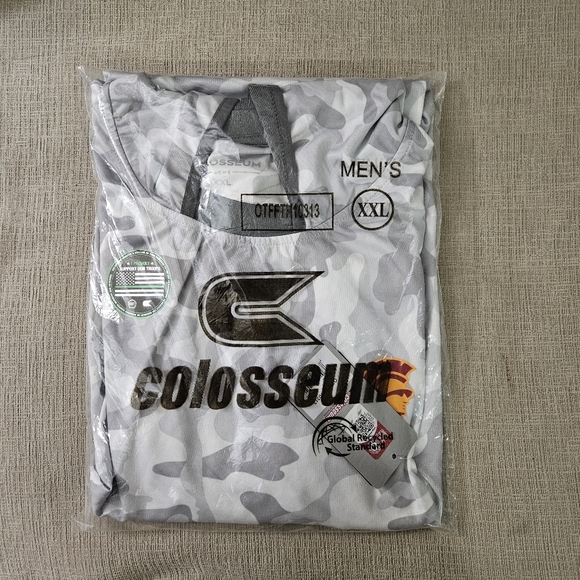 Colosseum lightweight Arctic Camo USC TROJANS OHT Hoodie. NWT. 2XL - Picture 8 of 8